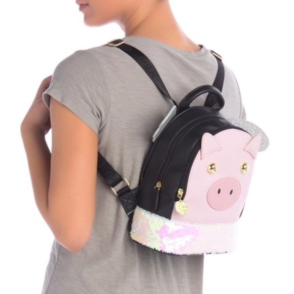 Betsey Johnson Handbags - Luv Betsey Johnson NWT Peppa Pig Mini Backpack